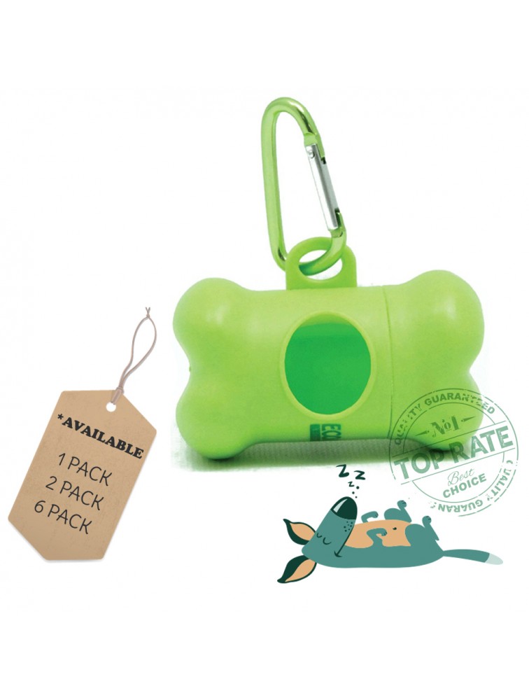 EcoJeannie Wholesale Dog Poop Bag Dispensers (Avail. 1, 2, 6, 12 Packs)