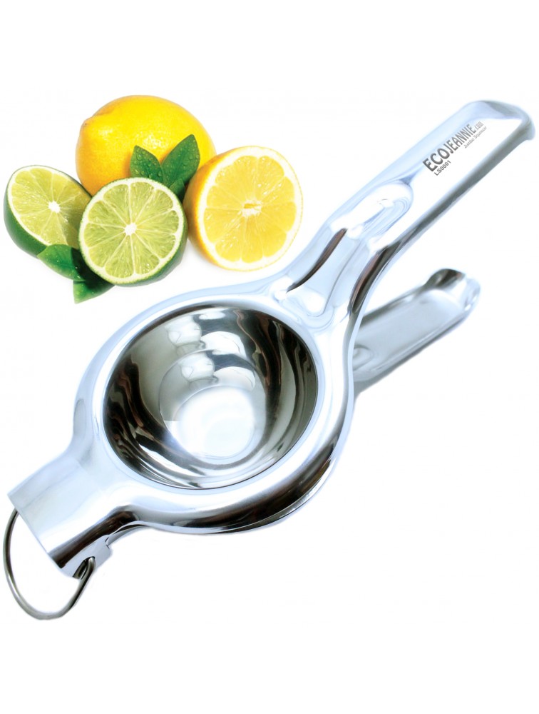 EcoJeannie Lemon Squeezer, Jumbo Size Stainless Steel 